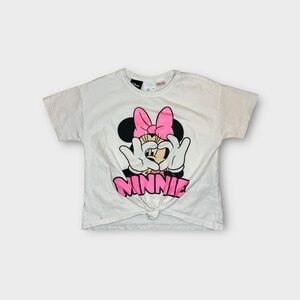 Zara x Disney Minnie Mouse Graphic Knot Top